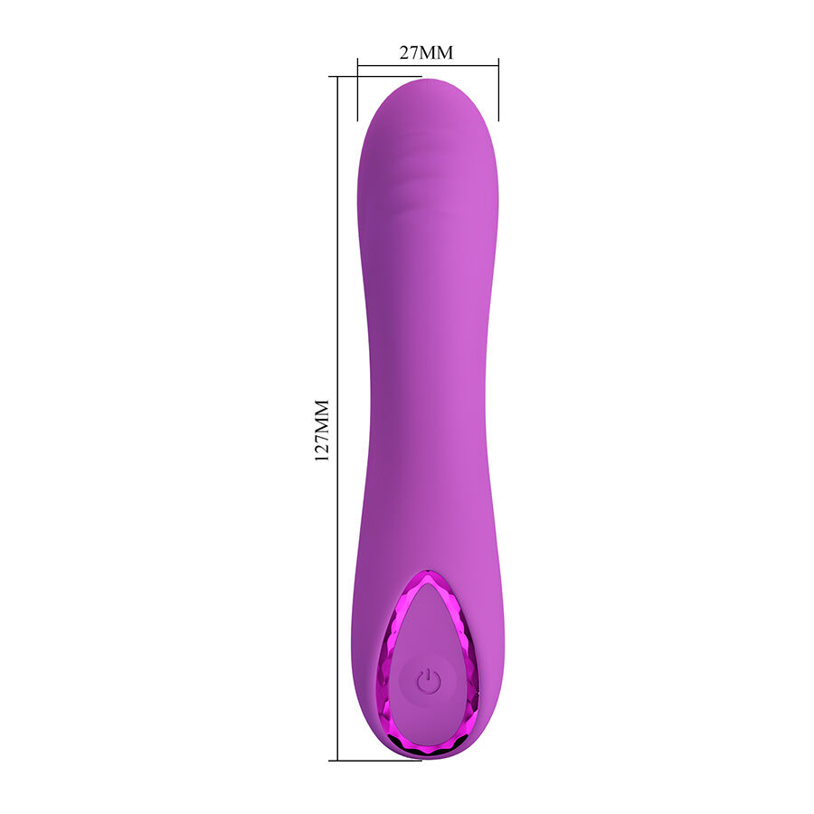 Pretty Love DJ Dick stimolatore punto G viola 12,7 cm