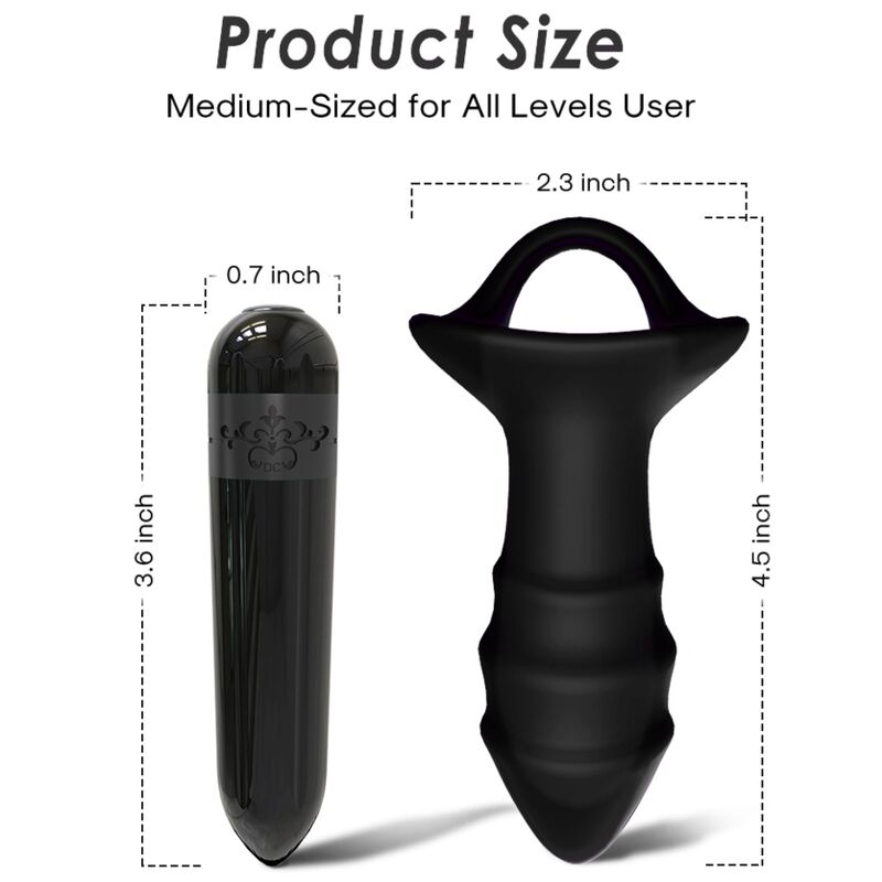 Armony Kylin set vibratore a dita e plug con telecomando