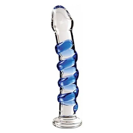 Icicles N. 05 dildo in vetro 17 cm