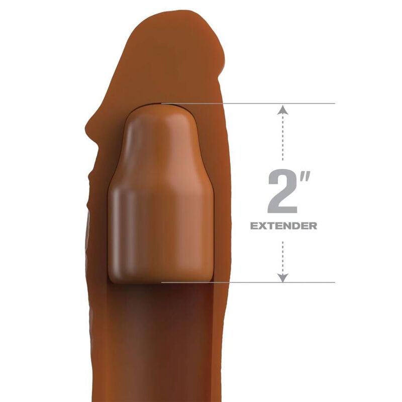 Fantasy X-Tensions Elite guaina 20 cm caramello silicone