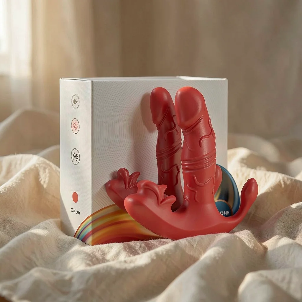 Armony Panty Vibe vibratore mutandina rosso doppio motore