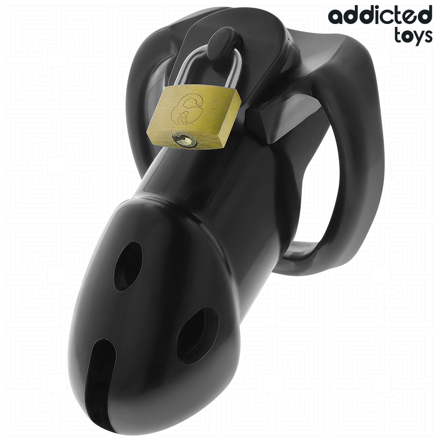 Addicted Toys Locked Den gabbia castità 3 anelli