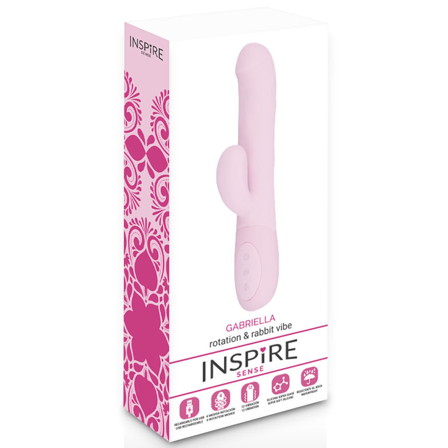 Inspire Sense Gabriella rabbit vibratore rotante rosa