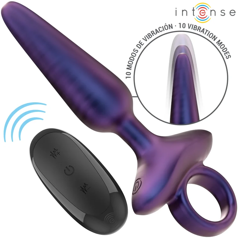 Intense Marlon plug vibrante in silicone con telecomando