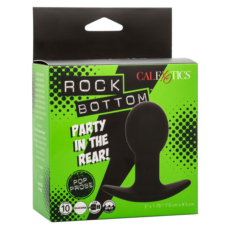 CalExotics Rock Bottom Pop plug vibrante 10 funzioni
