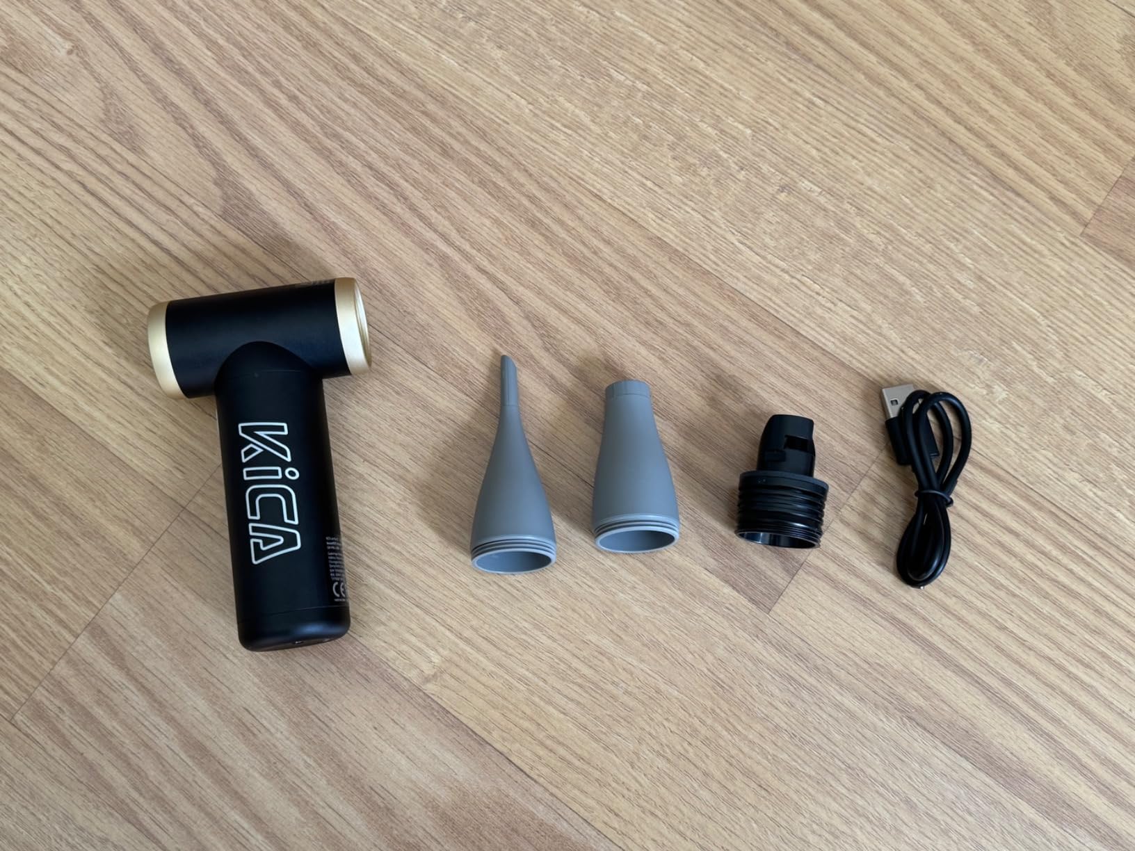 Kica JetFan 2S soffiatore nero 99 km/h Type-C