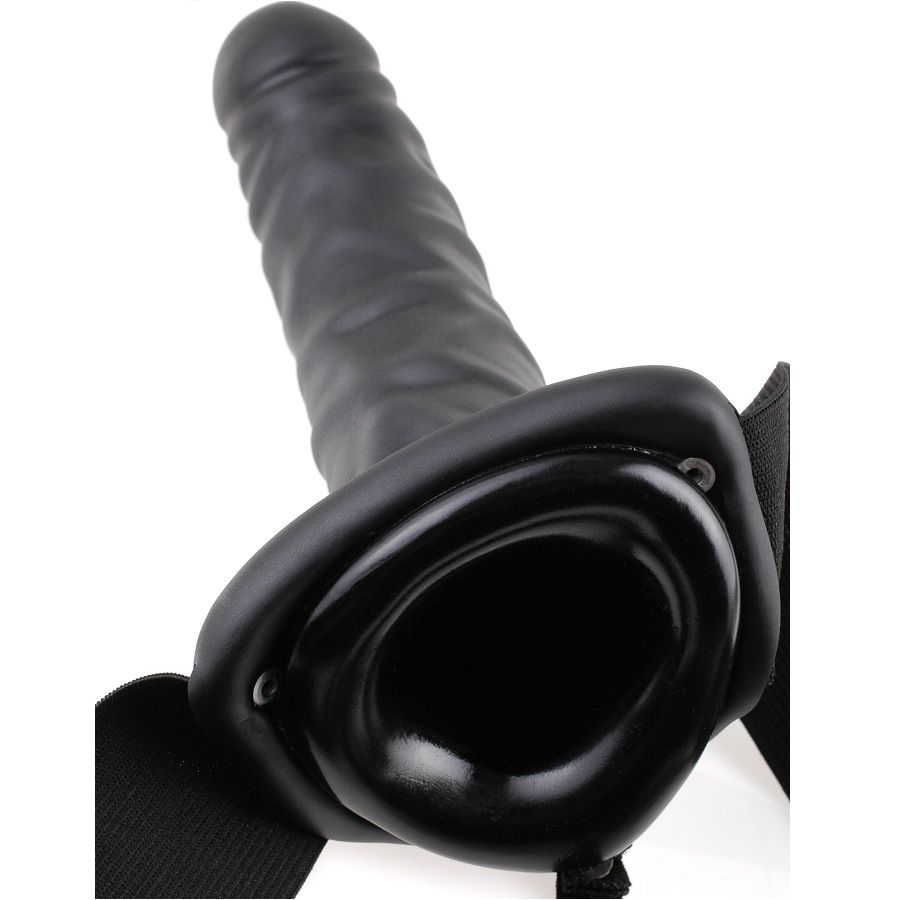 Fetish Fantasy Hollow Strap-On dildo cavo nero 20 cm
