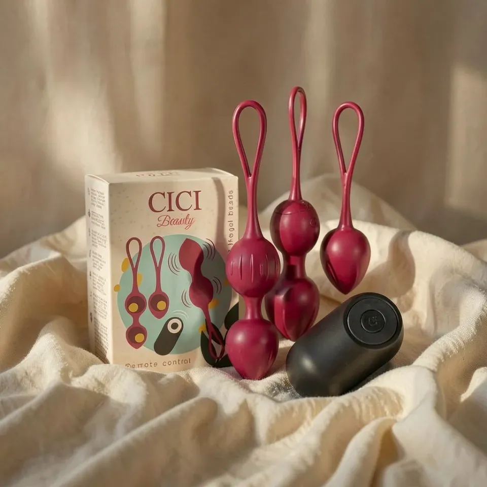 Frutille Cici Beauty set kegel vibrante 3 palline telecomando