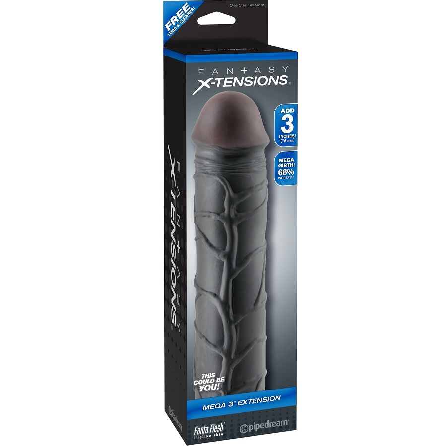 Fantasy X-Tensions Mega 3 guaina pene nera