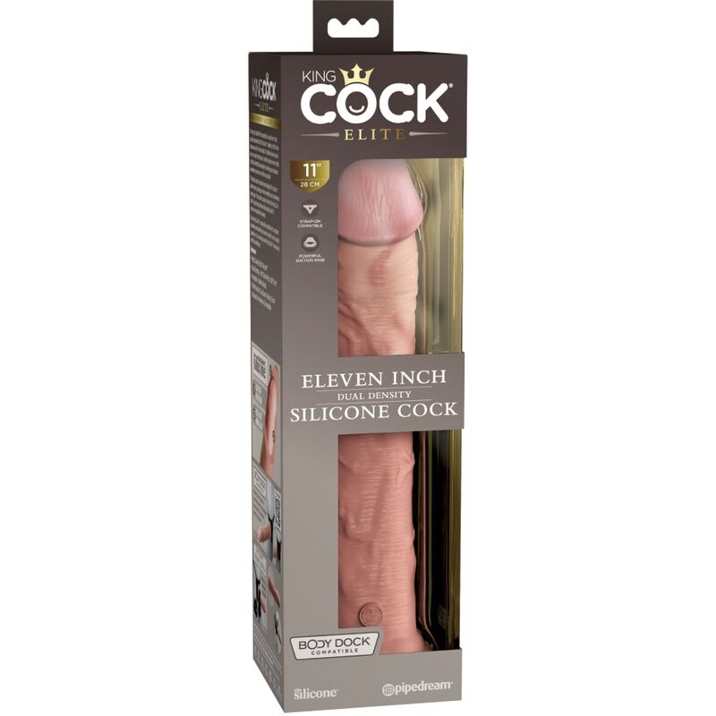Pipedream King Cock Elite dildo 28 cm naturale