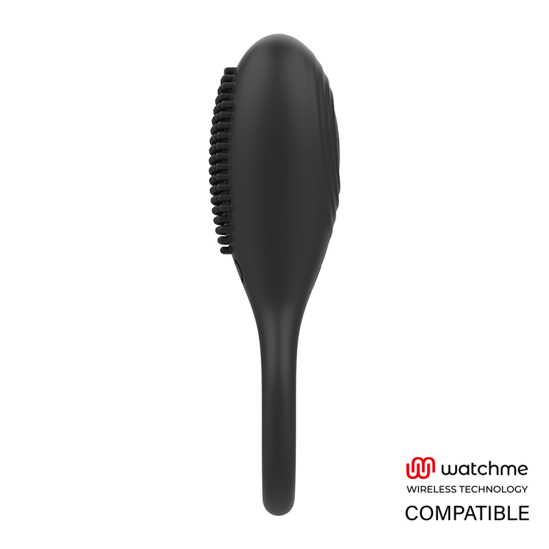 Mr Boss Tino anello vibrante nero silicone 10 modi