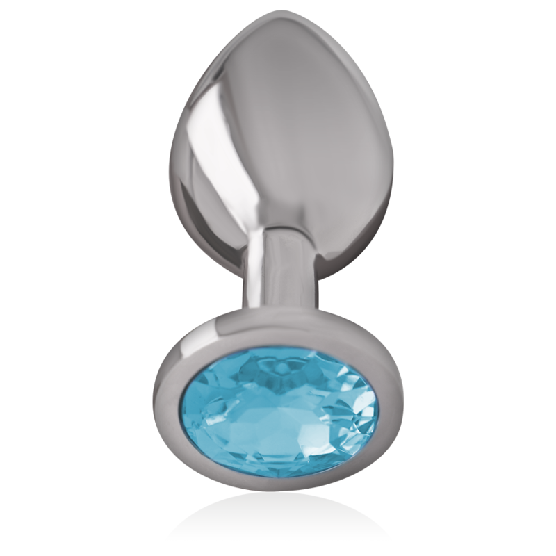 Intense Gioiello Blu plug anale M in metallo