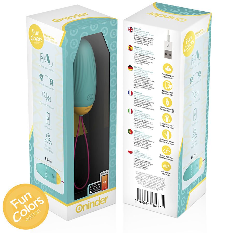 Oninder Cute Vibratore Clitorideo con App 9 Modalità IPX7