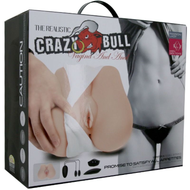 Crazy Bull Busto Realistico Posizione 3 masturbatore vibrante