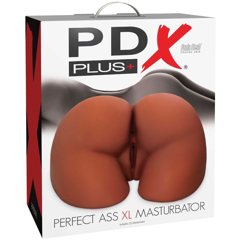 PDX Plus Perfect Ass XL masturbatore sedere marrone TPE