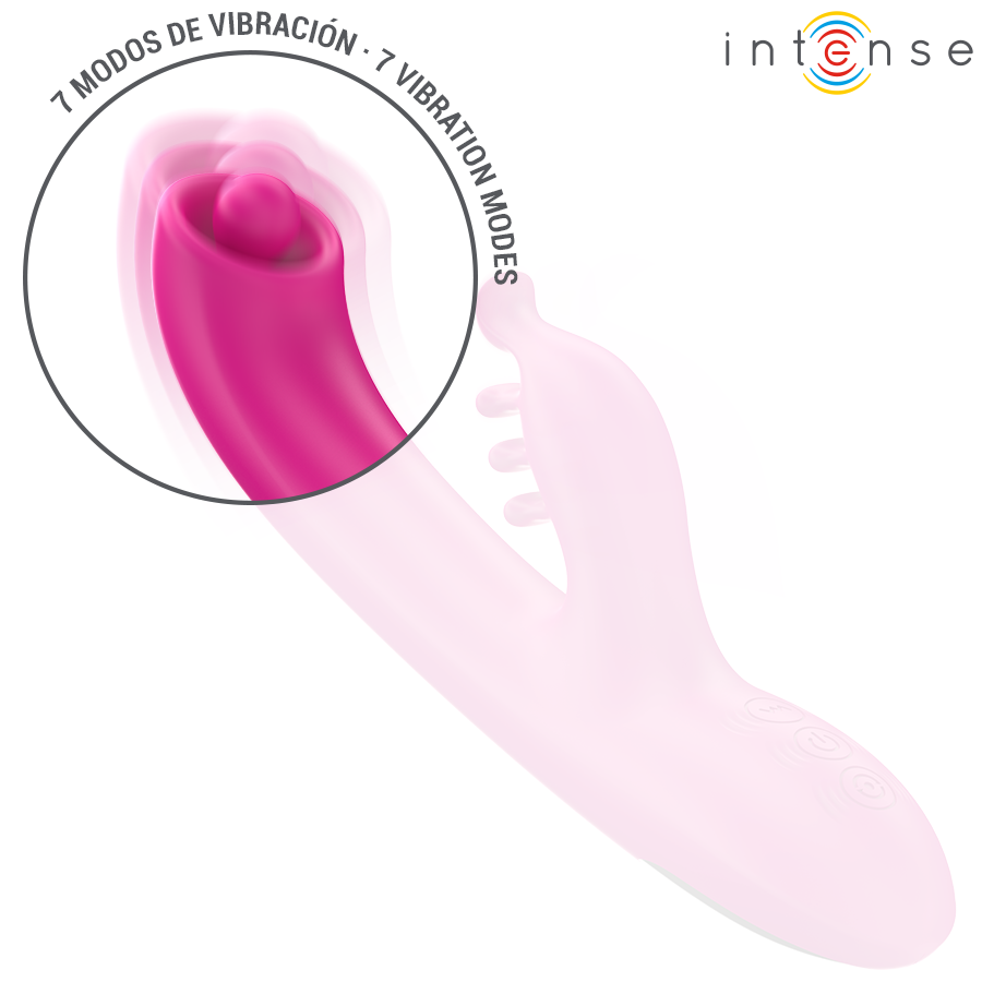 Intense Christina vibratore rotante 3 motori impermeabile