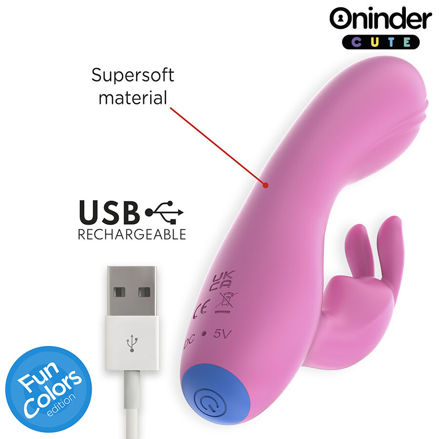 Frutille ONINDER Love Bunny rabbit vibratore con app silicone