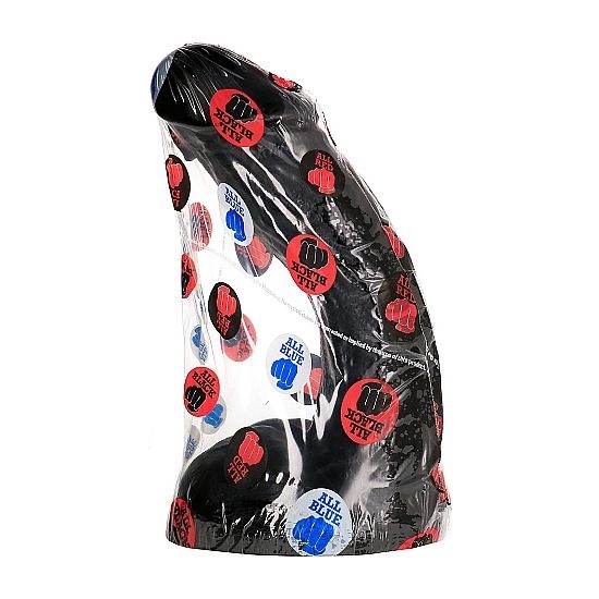 All Black Dong venato 23 cm dildo morbido vaginale anale