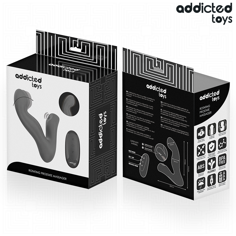 Addicted Toys Massaggiatore Prostatico Oscillante 10 Modalità