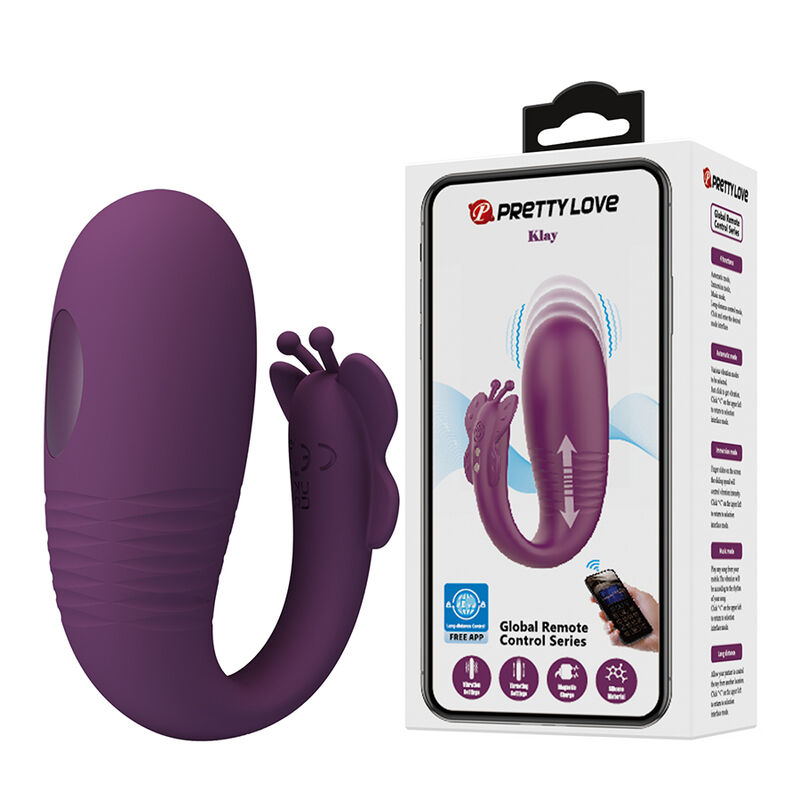 Pretty Love Klay vibratore con app clitoride