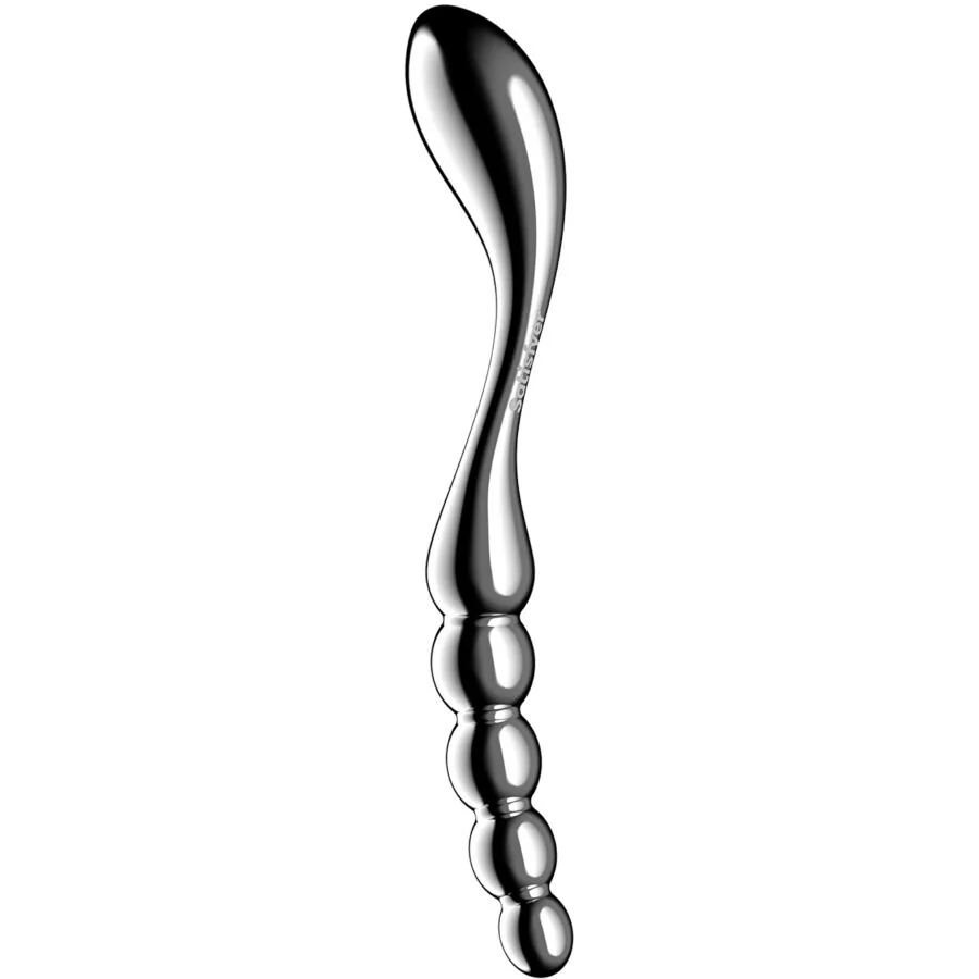 Satisfyer Star Force 1 dildo in acciaio a forma S pesante