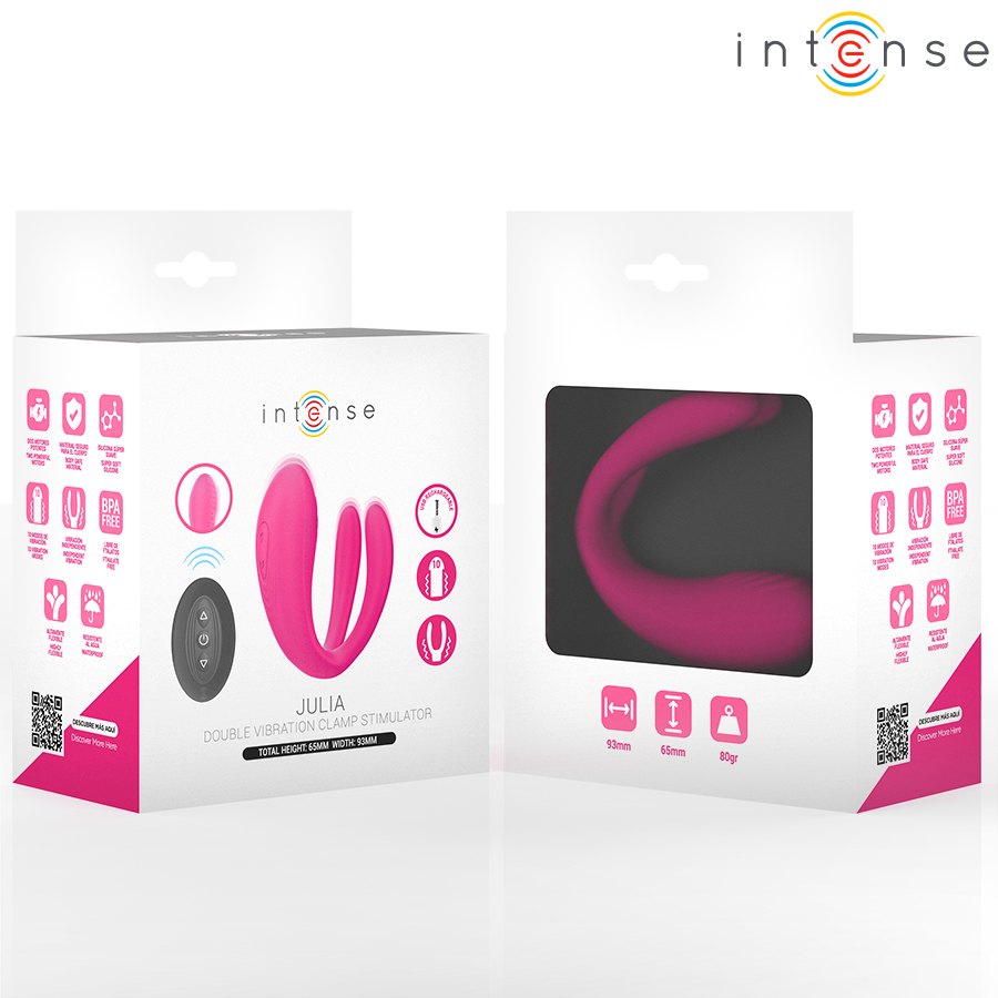 Intense Julia vibratore di coppia wireless 10 modalità