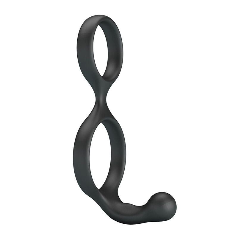 Frutille Florian Crazy Bull anello doppio silicone nero