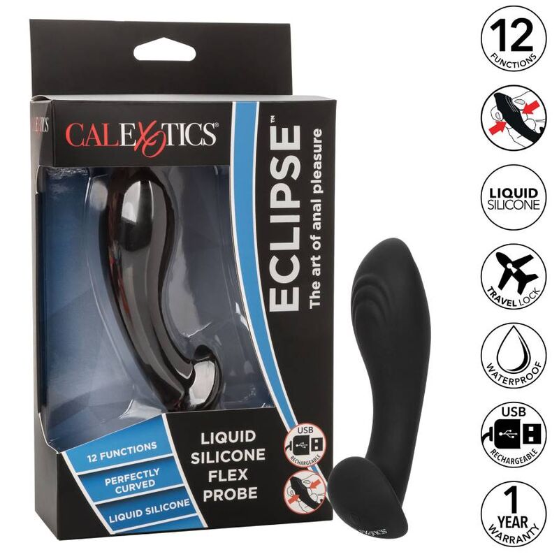 CalExotics Eclipse Plug Anale Vibrante 12 Funzioni