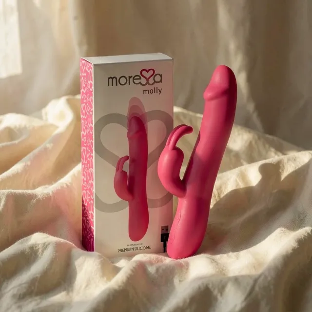 Moressa Molly vibratore clitorideo doppio motore 205 mm