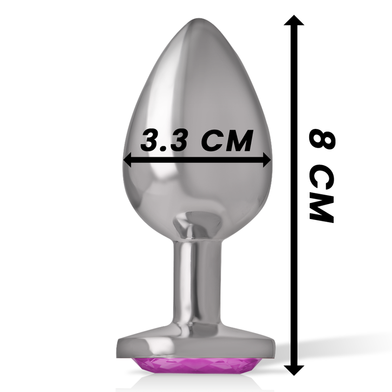 Frutille Plug Cuore Rosa M Intense plug anale metallo