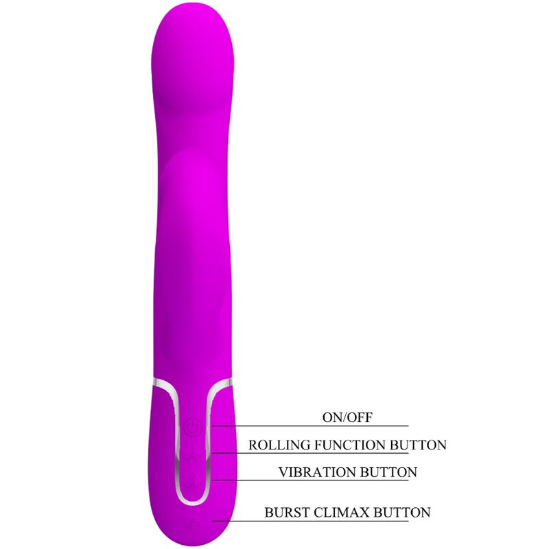 Pretty Love Perle viola rabbit vibratore doppia stimolazione