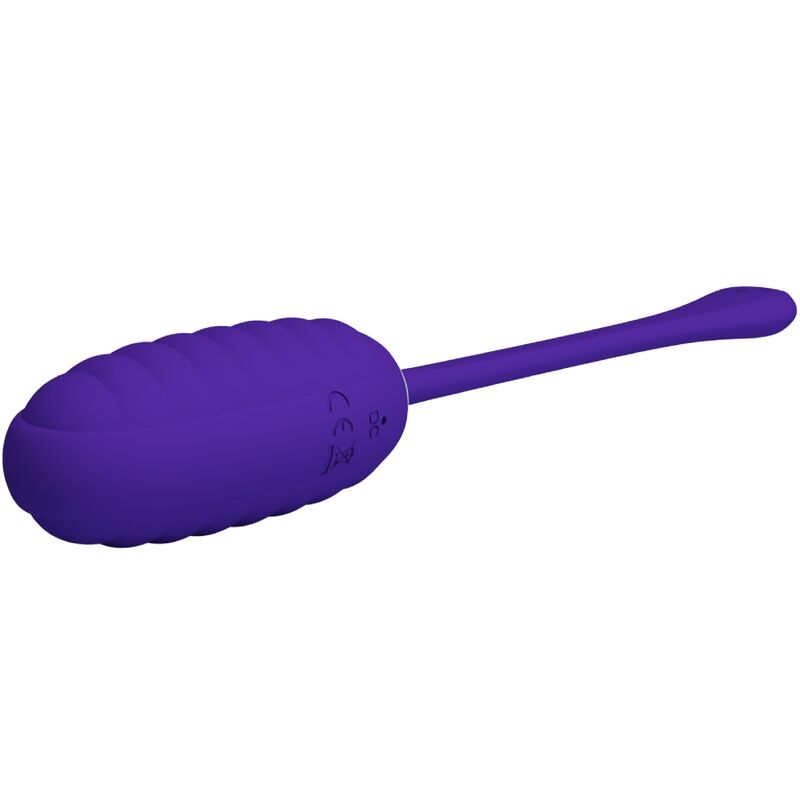 Pretty Love Kirk uovo vibrante silicone viola