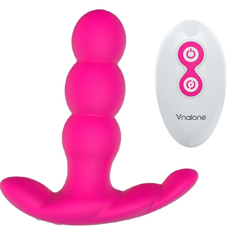 Nalone Pearl Nero plug anale vibrante con telecomando
