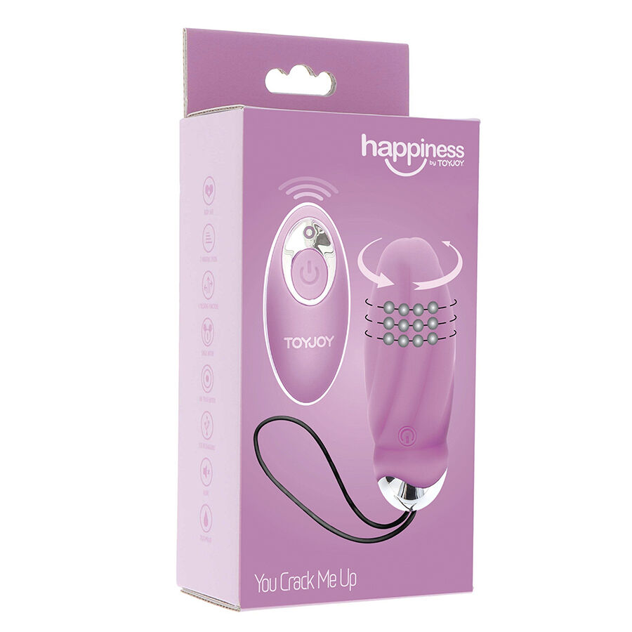 ToyJoy You Crack Me Up ovetto vibrante rosa telecomando