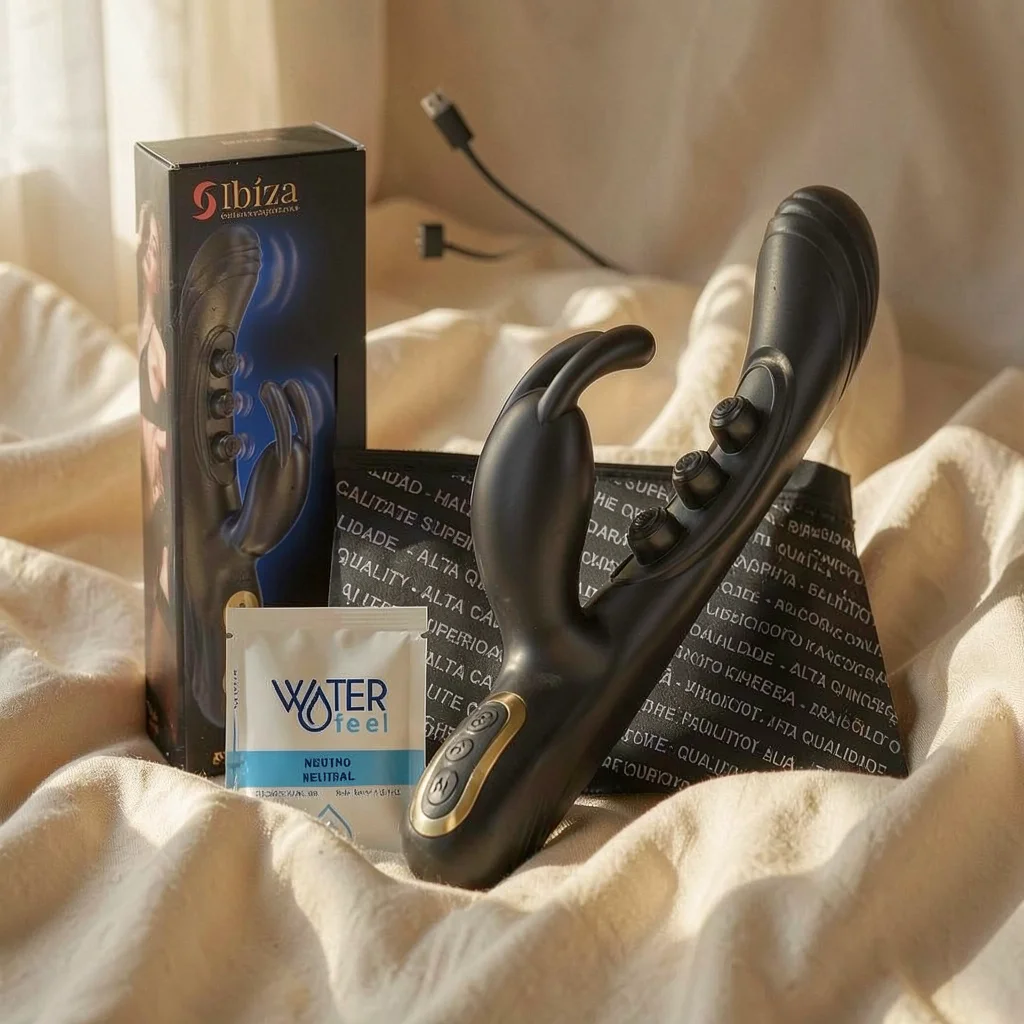 Frutille Ibiza Rabbit Pulsante vibratore doppio motore