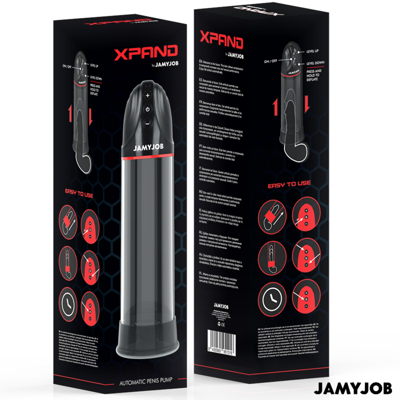 Jamyjob Xpand pompa per pene in silicone 3 intensità