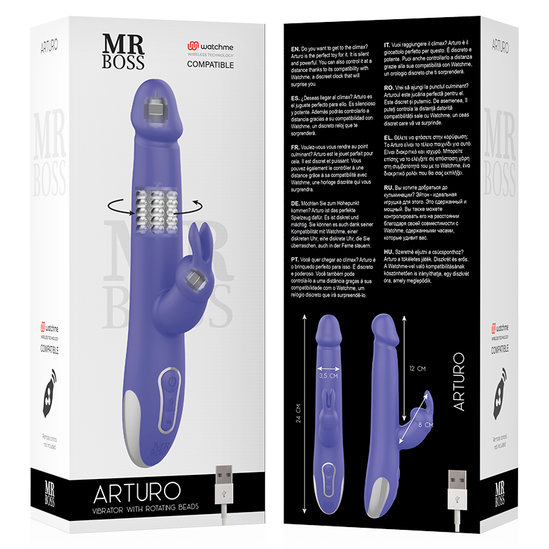 Mr Boss Arturo vibratore rabbit 3 motori indipendenti