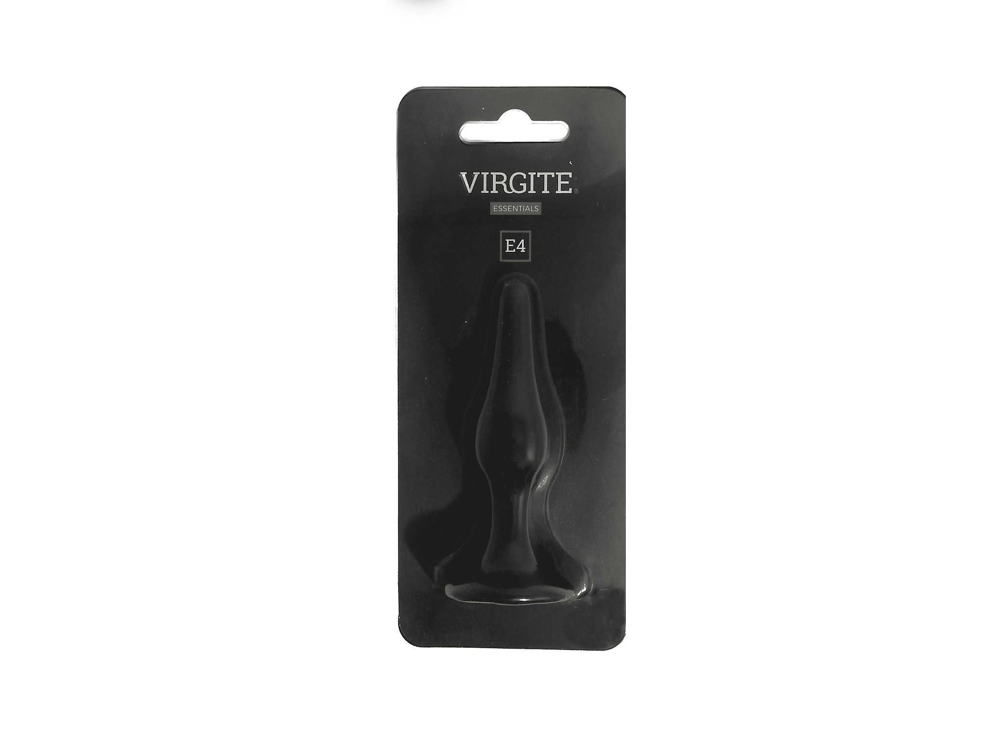 Love Hit E4 plug anale nero silicone ventosa