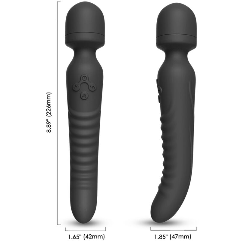 Armony Mission Nero vibratore riscaldante 42°