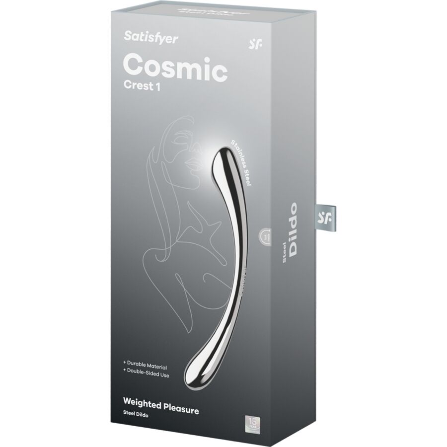 Satisfyer Cosmic Crest 1 dildo acciaio doppia estremità