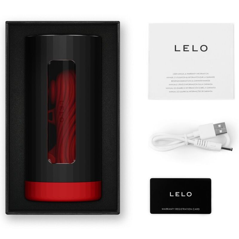 Lelo F1S V3 XL Masturbatore Rosso Interattivo App