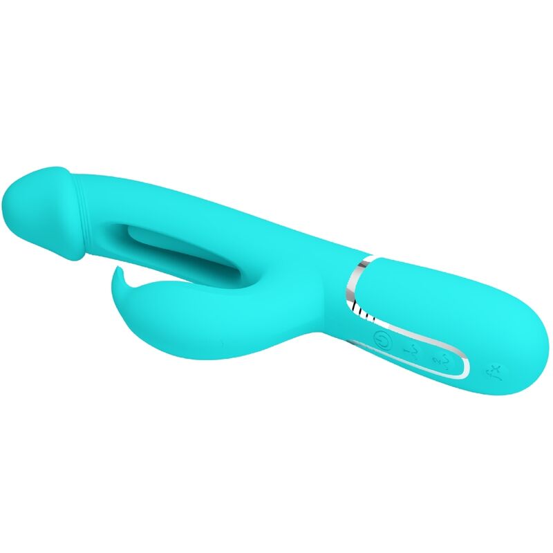 Pretty Love Dejon Licking vibratore verde acqua pulsante