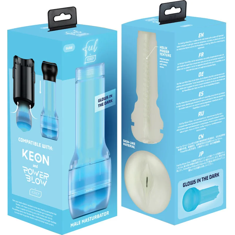 Kiiroo FeelGlow Stroker masturbatore fosforescente