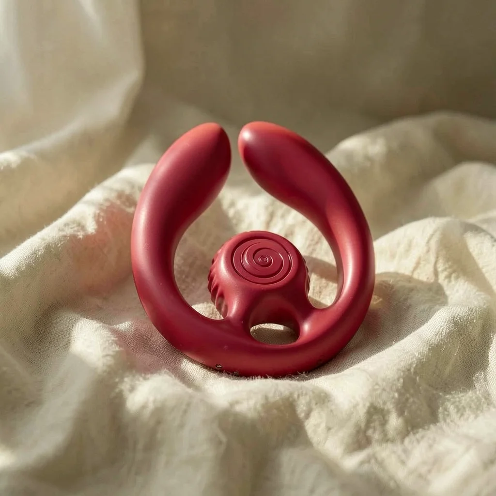 Snail Vibe Gizi Duo vibratore coppia bordeaux 3 motori