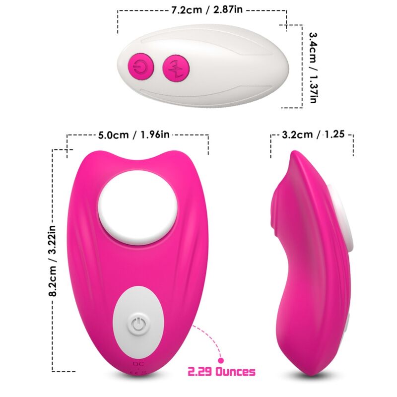 Armony Butterfly Rosa vibratore farfalla coppia telecomando