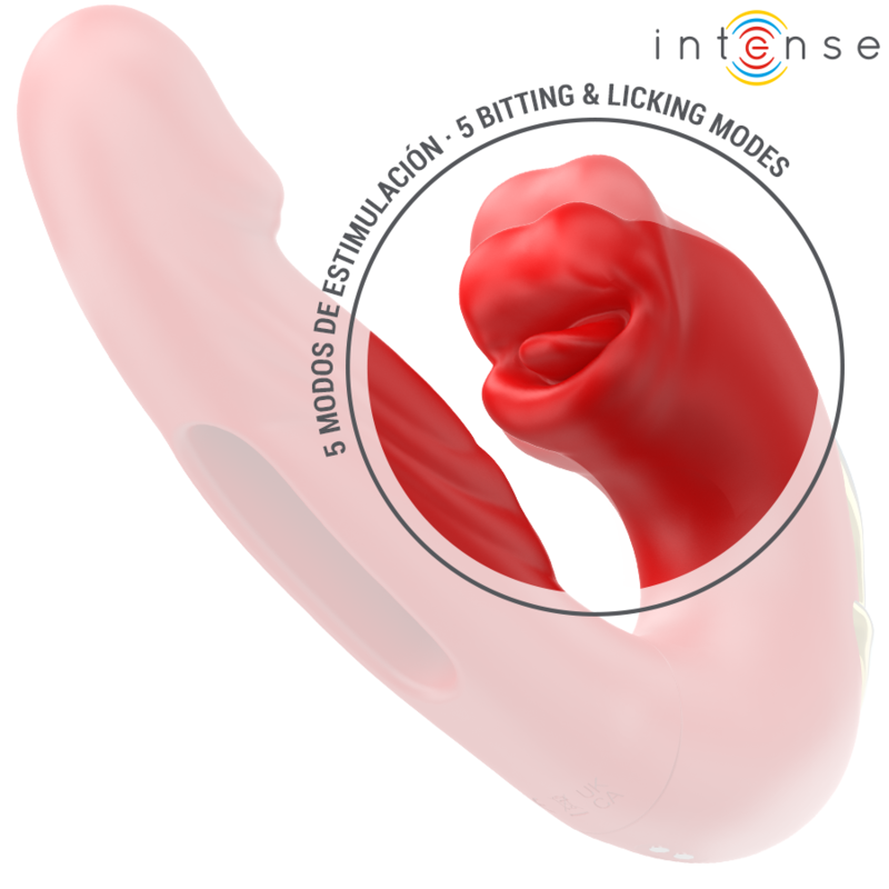 Intense Nathy vibratore succhia clitoride rosso