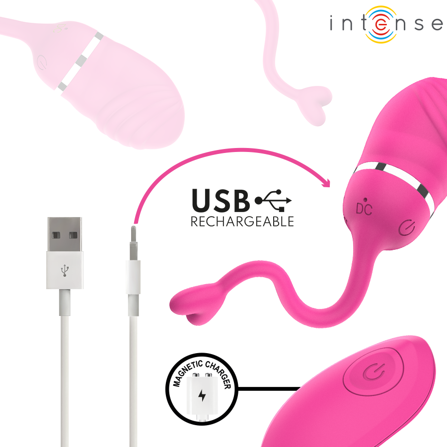 Intense Sookie Rosa plug vibrante telecomando 10 programmi
