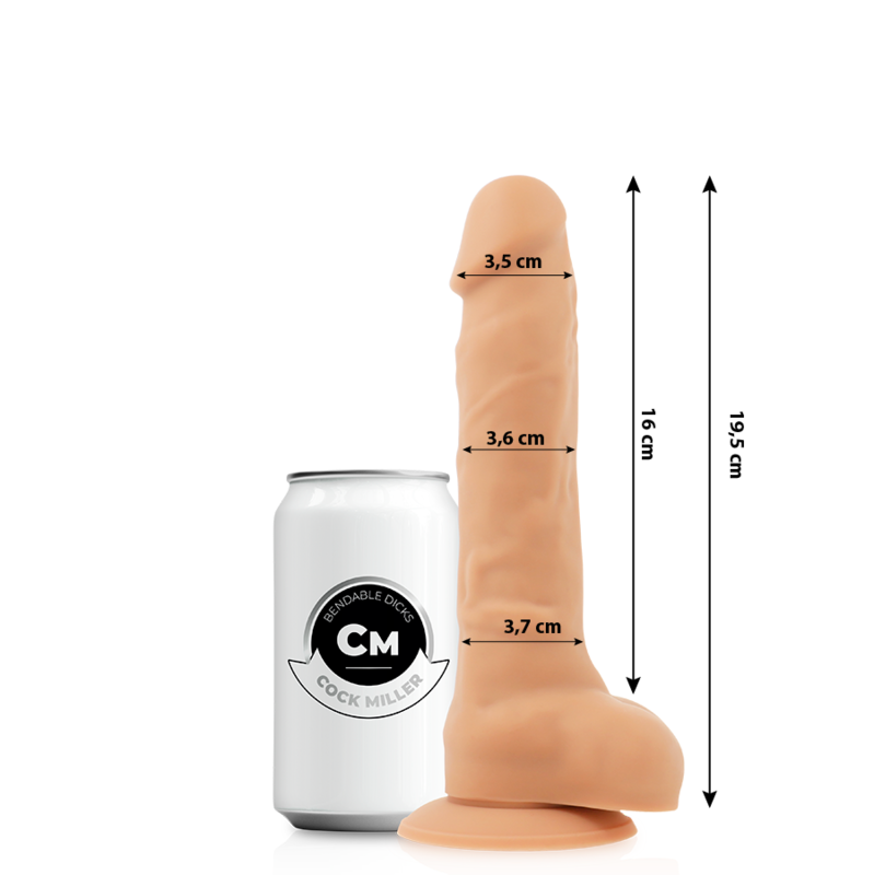 Cock Miller Cocksil dildo doppia densità con ventosa