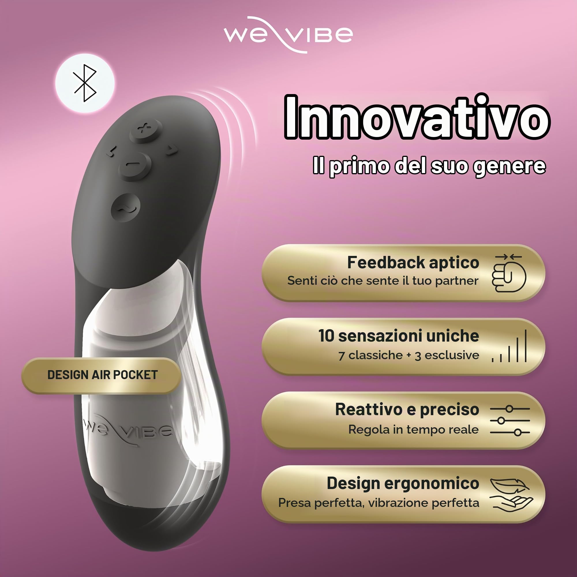 We-Vibe Chorus Pro vibratore coppia nero app