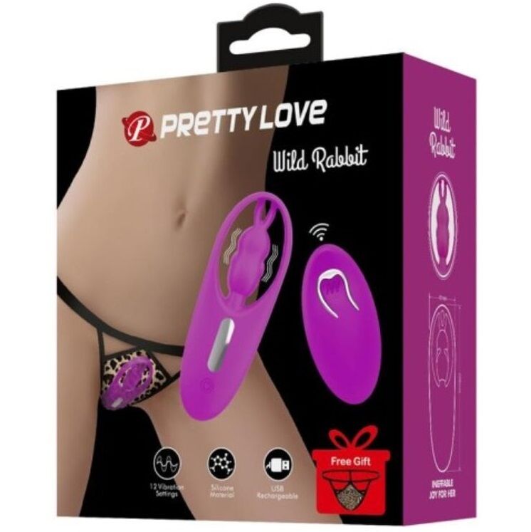 Pretty Love Wild Rabbit stimolatore clitoride telecomando 12 modi
